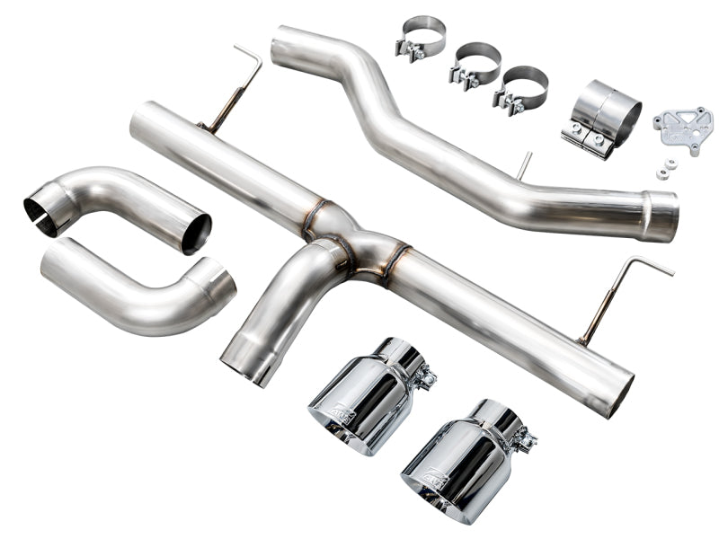 AWE Tuning 3020-32429 AWE 19-23 BMW 330i / 21-23 BMW 430i Base G2X Track Edition Axle Back Exhaust - Chrome Silver