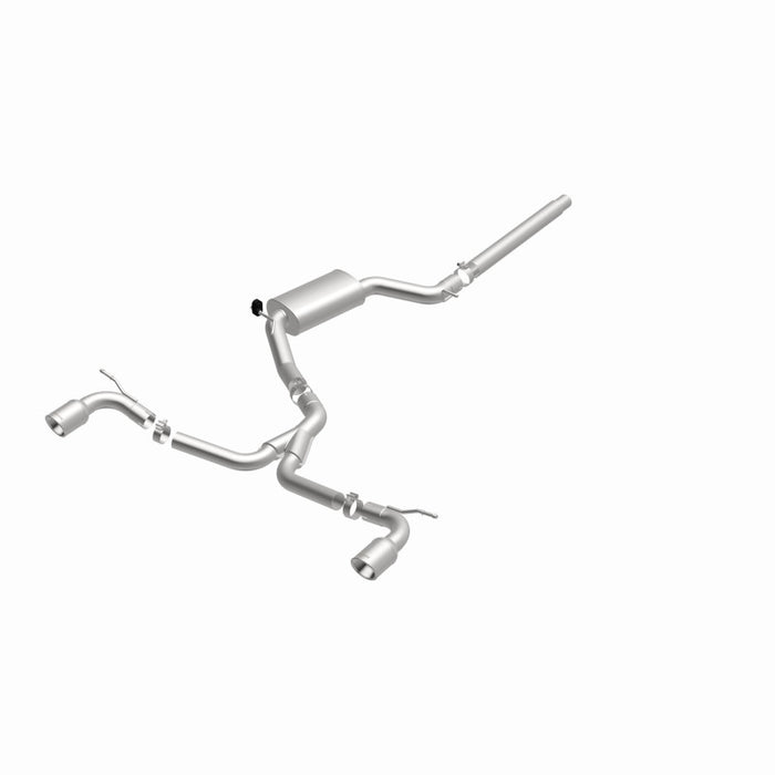 Magnaflow 15357 MagnaFlow SYS C/B Dual Split Rear Exit 4in Polished Tips 2015 VW GTI 2.0L Turbo