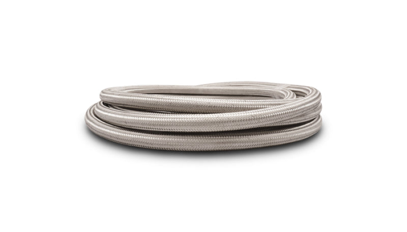 Vibrant 11926 -6 AN SS Braided Flex Hose (20 foot roll)