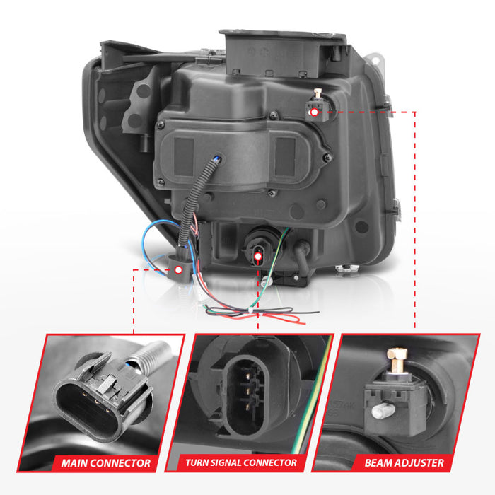 ANZO 111145 ANZ LED/Projector Headlights