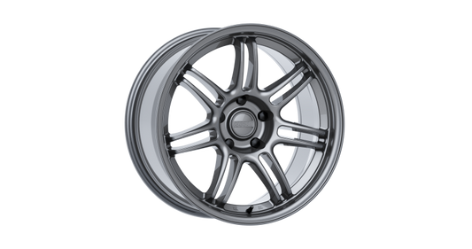 Kansei K17G-188512+35 K17 Seven 18x8.5in / 5x114.3 BP / 35mm Offset / 73.1mm Bore - Gloss Gunmetal Wheel