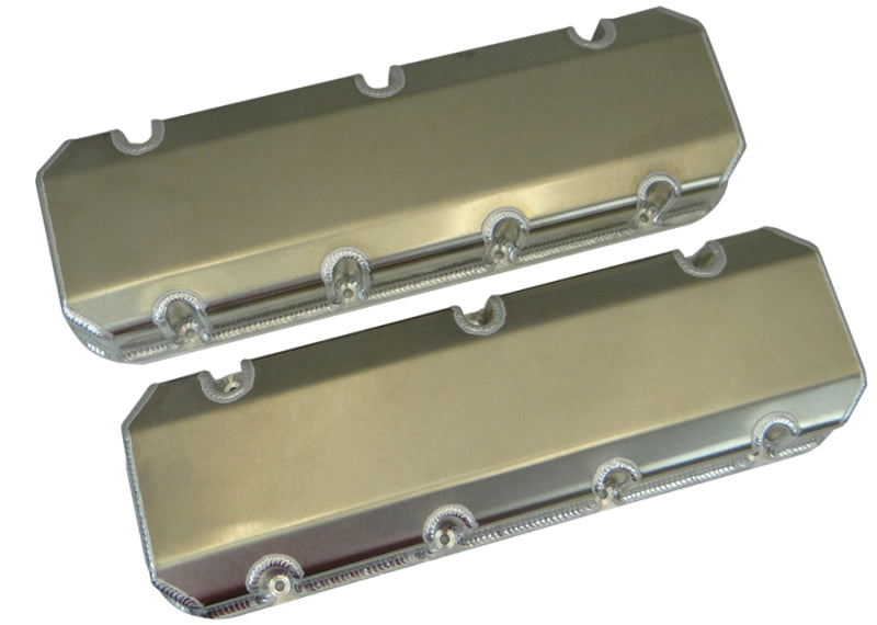 Moroso MOR68487 BBC Fab Alm Valve Covers w/Brodix SR20 Heads