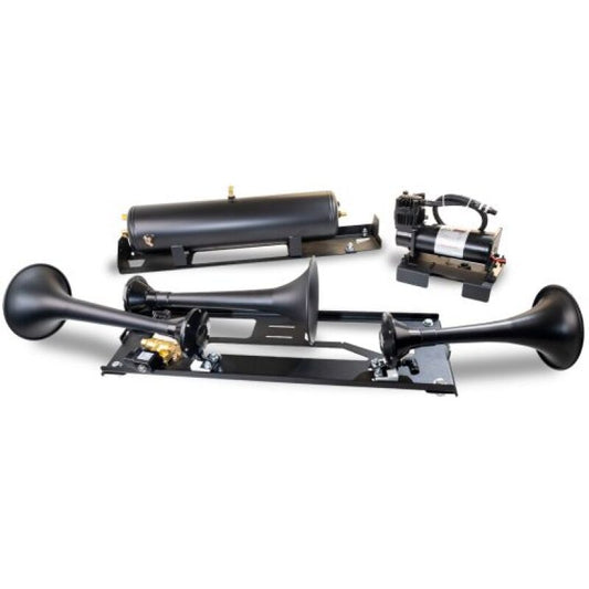 Kleinn Air Horns SDKIT17-734STL Kleinn 17-22 Ford F-250/ F-350 Onboard Air System w/ Model 730 Horns