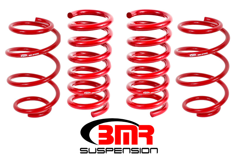 BMR Suspension SP763R BMR 15-17 S550 Mustang Performance Version Lowering Springs (Set Of 4) - Red