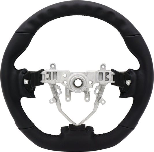 BLOX Racing BXSW-50000-B 08-14 Subaru Leather Steering Wheel Black Stitching