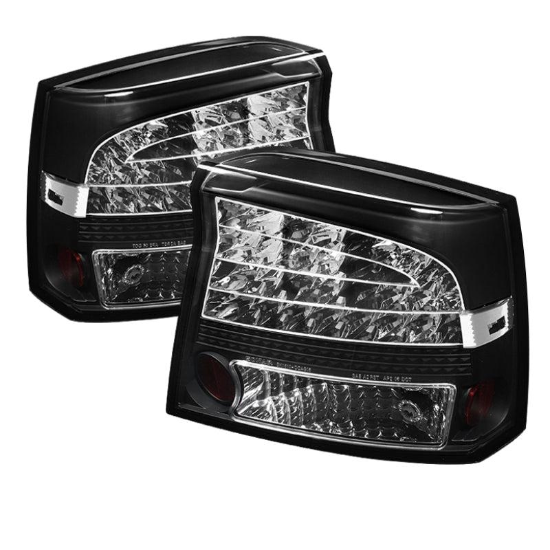 SPYDER 5031662 Spyder Dodge Charger 09-10 LED Tail Lights Black ALT-YD-DCH09-LED-BK
