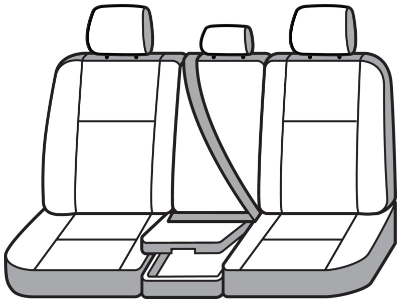 Covercraft SS3419PCCH 11-14 Ford F150 Polycotton SeatSaver Custom Front Row Seat Covers - Charcoal