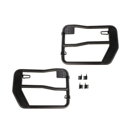 Rugged Ridge 11509.31 Fortis Tube Doors Front 07-18 Jeep Wrangler JK