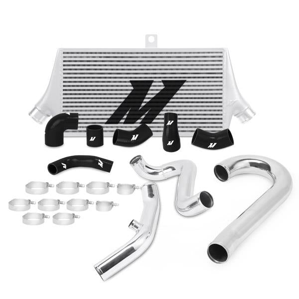 Mishimoto MMTMIC-WRX-08BKRD 08-14 Subaru WRX Top-Mount Intercooler Kit - Powder Coated Black & Red Hoses