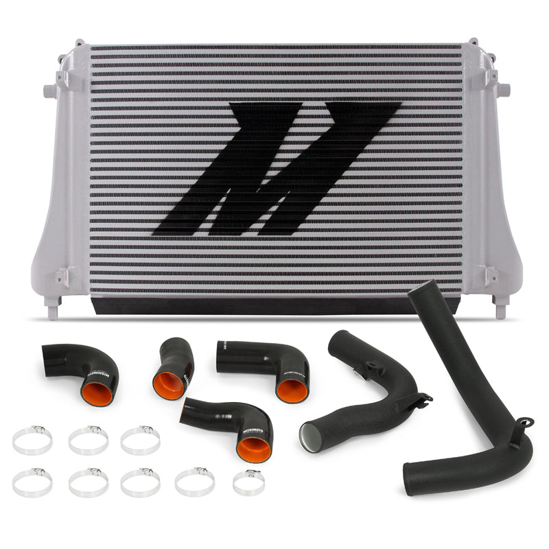 Mishimoto MMINT-MK7-15KWBK 2015+ VW MK7 Golf TSI / GTI / R Performance Intercooler Kit w/ Pipes (Black)