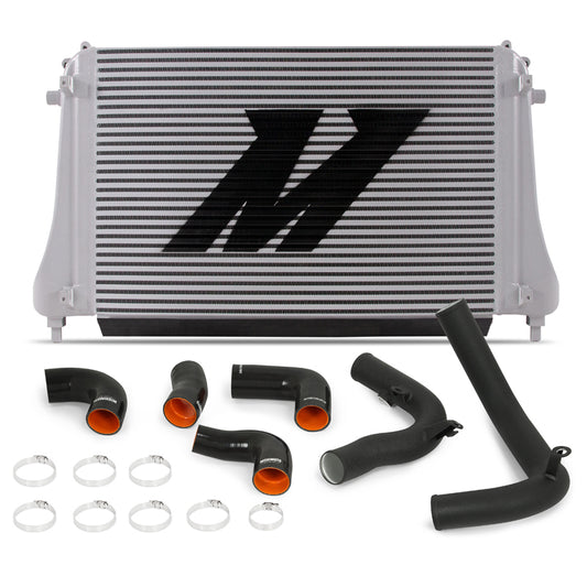 Mishimoto MMINT-MK7-15KWBK 2015+ VW MK7 Golf TSI / GTI / R Performance Intercooler Kit w/ Pipes (Black)