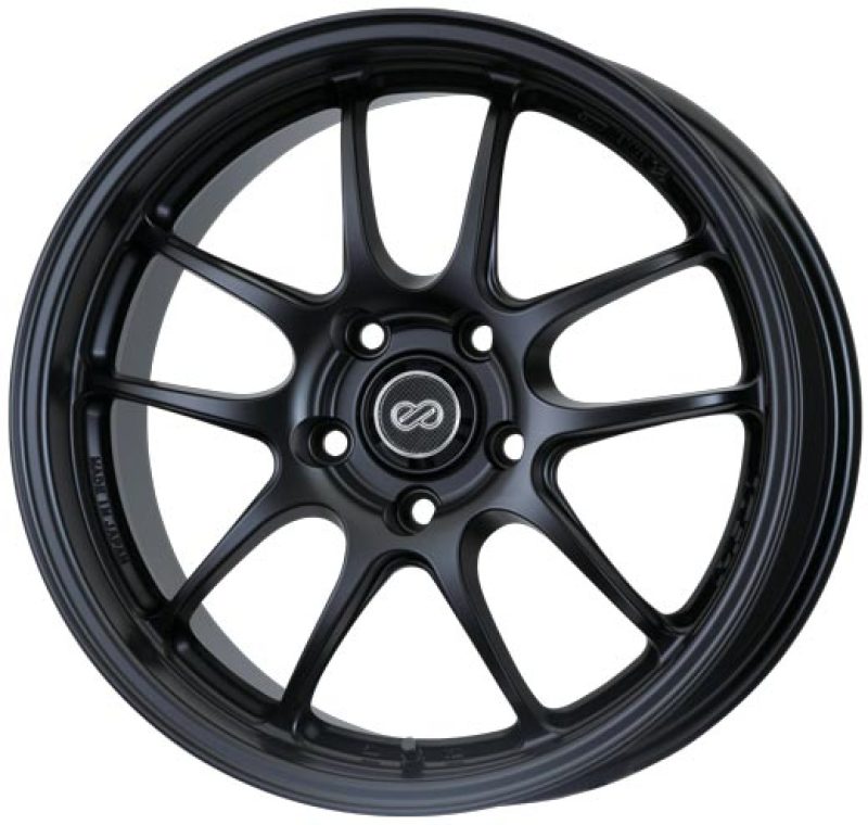 Enkei 460-790-6548BK PF01 17x9 5x114.3 48mm Offset 75mm Bore Diameter Matte Black Wheel