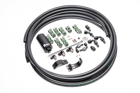 Radium Engineering 20-0702-03 Late Nissan Fuel Hanger Plumbing Kit Stainless Filter