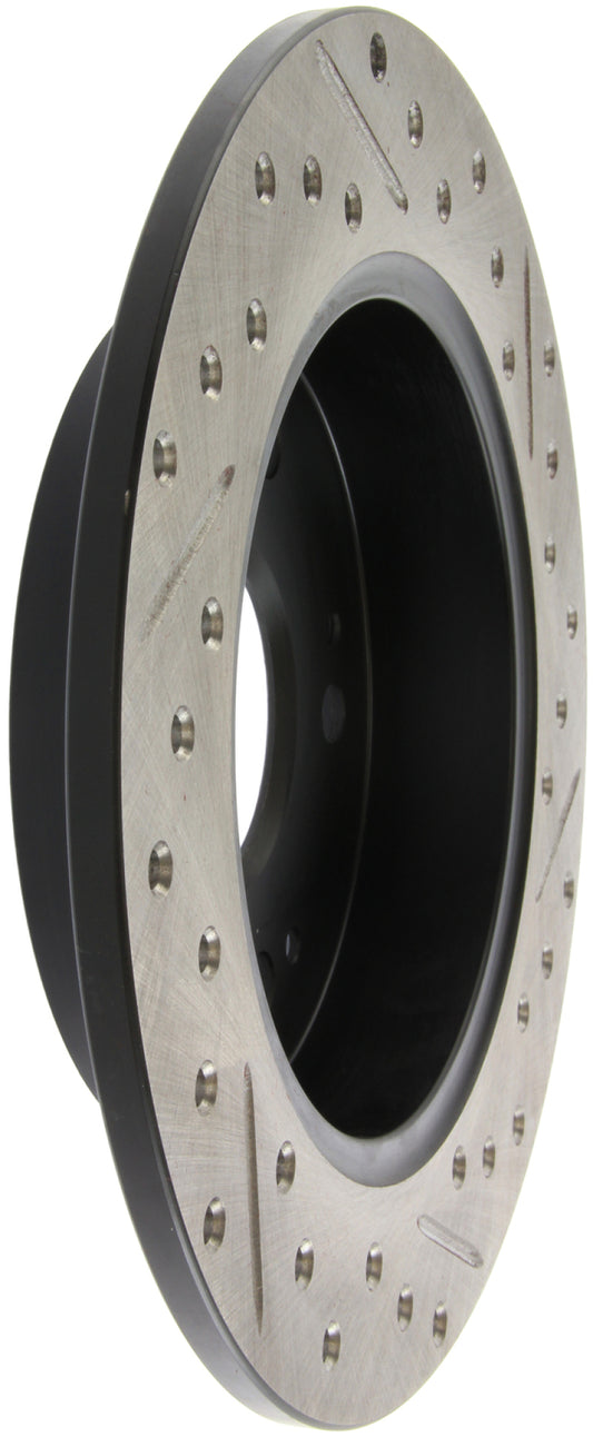 Stoptech 127.40040R StopTech 06-09 Honda Civic Ex/Si Slotted & Drilled Right Rear Rotor