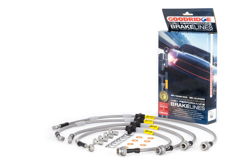 Goodridge 20076 91-95 Acura Legend Stainless Steel Brake Lines