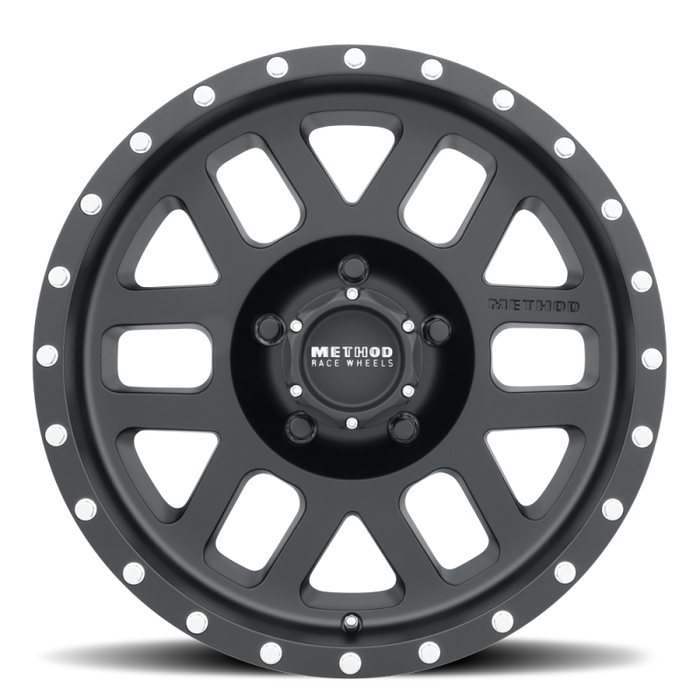 Method Wheels MR30678512500 Method MR306 Mesh 17x8.5 0mm Offset 5x4.5 83mm CB Matte Black Wheel