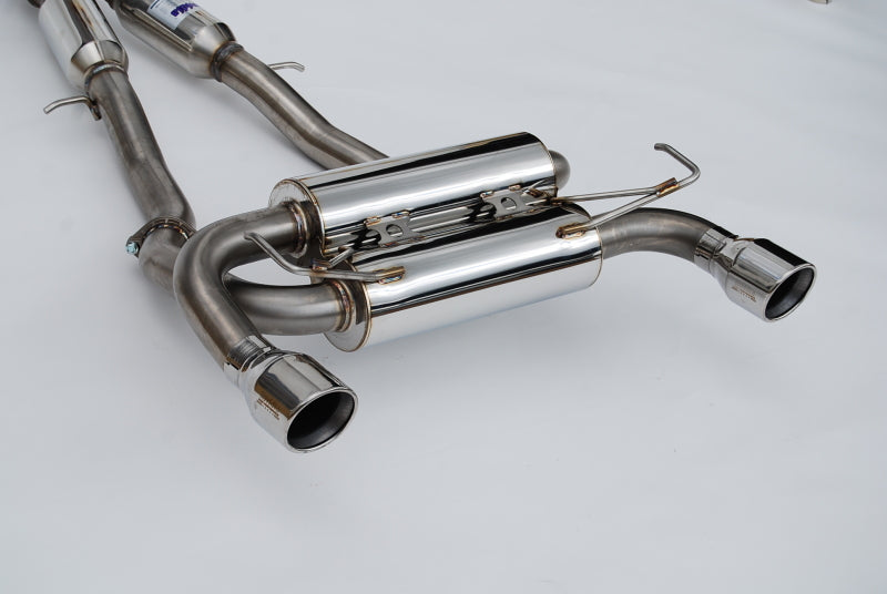 Invidia HS22N4Z7GM1RSL 2022+ Nissan Z 70mm Gemini Cat Back Exhaust - Rolled SS Tips