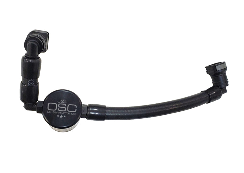 J&L 3050P-B 11-17 Ford Mustang V6 Passenger Side Oil Separator 3.0 V2 - Black Anodized