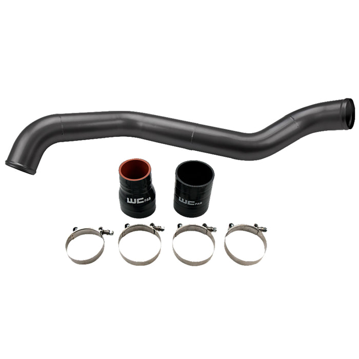 Wehrli WCF100349-GRY 01-04 Chevrolet 6.6L LB7 Duramax Driver Side 3in Intercooler Pipe - WCFab Grey