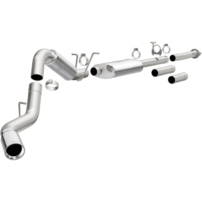 Magnaflow 19026 MagnaFlow Stainless Cat-Back Exhaust 2015 Chevy Silverado 2500HD 6.0L P/S Rear Exit 5in