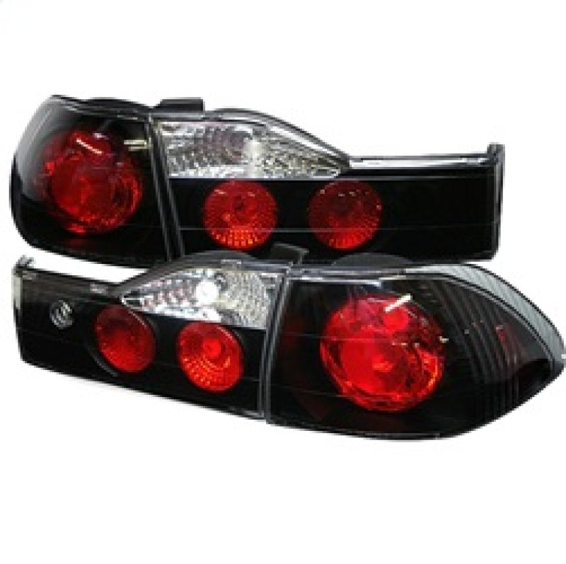 SPYDER 5003959 Spyder Honda Accord 01-02 4Dr Euro Style Tail Lights Black ALT-YD-HA01-4D-BK