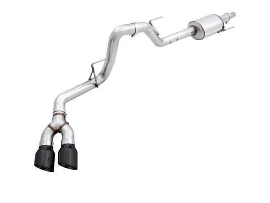 AWE Tuning 3015-23058 2015+ Ford F-150 0FG Single Exit Performance Exhaust System w/4.5in Diamond Black Tips