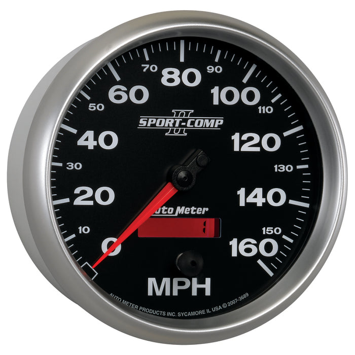 Autometer ATM3689 5in S/C II In-Dash Speedo 160MPH