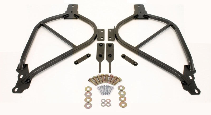BMR Suspension SFC013H BMR 14-17 Chevy SS Bolt-On Subframe Connectors - Black Hammertone