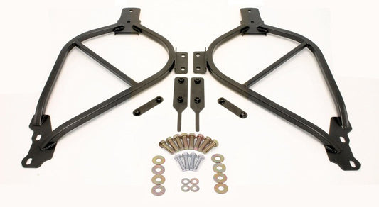 BMR Suspension SFC013H BMR 14-17 Chevy SS Bolt-On Subframe Connectors - Black Hammertone
