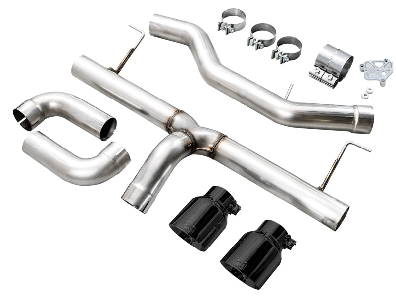 AWE Tuning 3020-33429 AWE 19-23 BMW 330i / 21-23 BMW 430i Base G2X Track Edition Axle Back Exhaust - Diamond Black