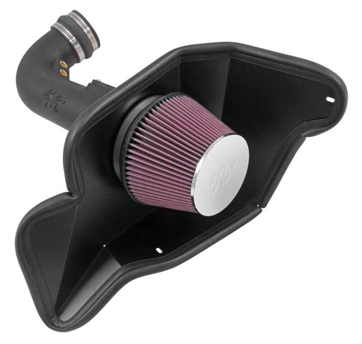 K&N Engineering 63-2590 K&N 2015 Ford Mustang GT 5.0L V8 F/I Performance Intake Kit