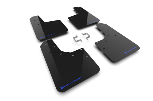 Rally Armor MF123-UR-BLK-BL 23-25 Ford Ranger Raptor Black UR Mud Flap Blue Logo