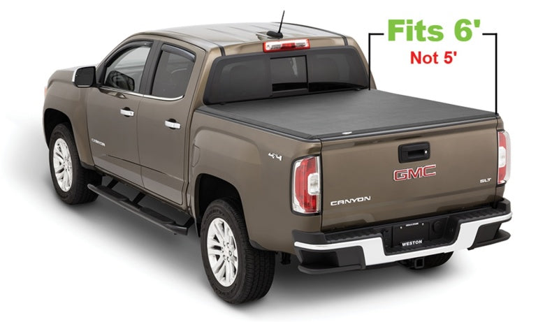 Tonno Pro HF-165 15-19 Chevy Colorado 6ft Fleetside Hard Fold Tonneau Cover