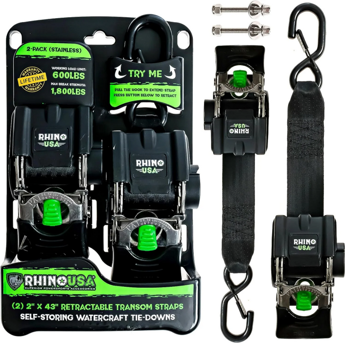Rhino USA TD-MSTR2X43-STNLS RSA Straps