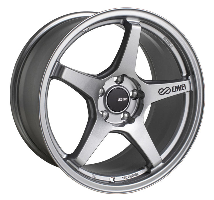 Enkei 521-780-6540GR TS-5 17x8 5x114.3 40mm Offset 72.6mm Bore Storm Grey