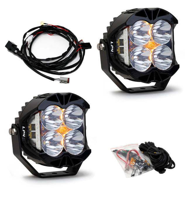 Baja Designs 297801 LP4 Pro Spot LED - Clear (Pair)