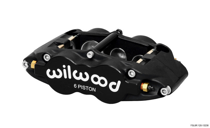Wilwood 120-13238 Caliper-Forged Superlite 6R-L/H 1.62/1.12/1.12in Pistons 0.81in Disc