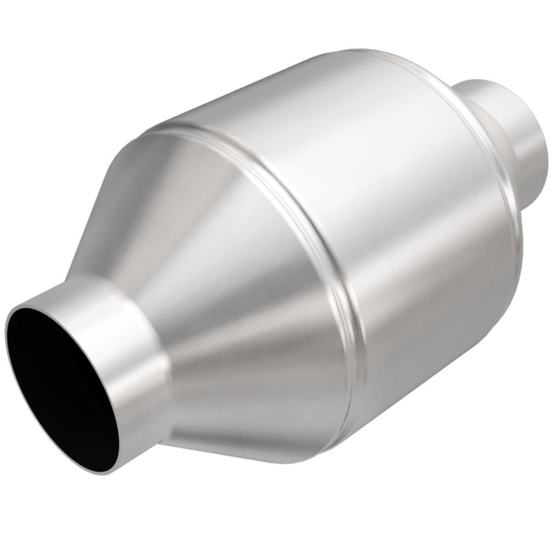 Magnaflow 51656 MagnaFlow Conv Univ 2.5in Inlet/Outlet Center/Center Round 3in Body L x 5in W x 8.75in Overall L