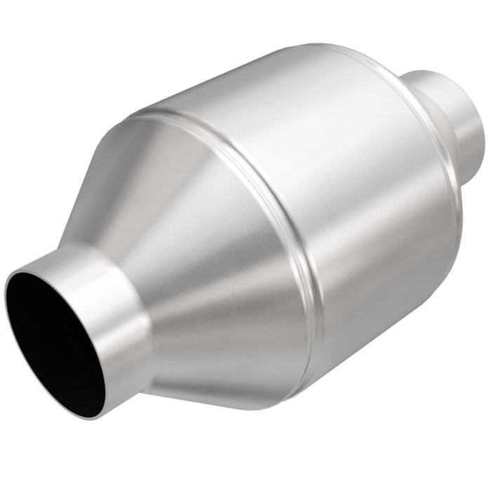 Magnaflow 51656 MagnaFlow Conv Univ 2.5in Inlet/Outlet Center/Center Round 3in Body L x 5in W x 8.75in Overall L