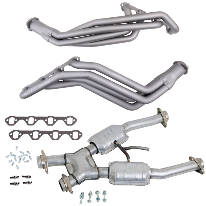 BBK 15192 94-95 Ford Mustang 5.0L Manual Trans 1-5/8 Long Tube Headers w/Catted X-Pipe (Ti Ceramic)
