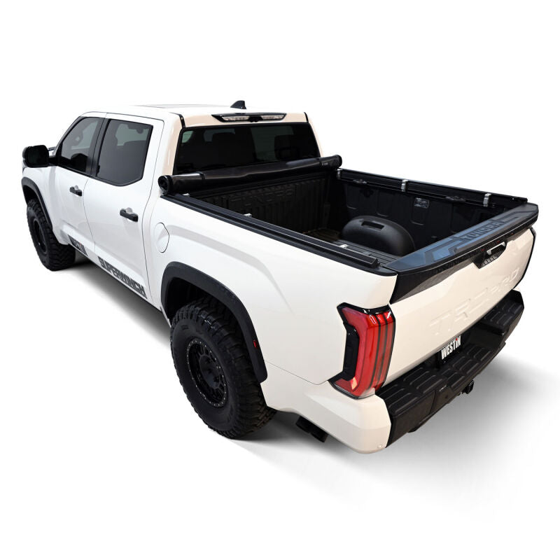 Westin 19-10285 22-24 Toyota Tundra 5.5ft. Bed Soft Roll Tonneau Cover - Black