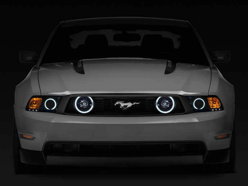 Raxiom 49134 05-12 Ford Mustang GT LED Halo Fog Lights (Smoked)