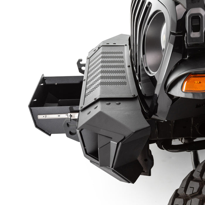 Go Rhino 230111T 07-20 Jeep Wrangler JL/JLU/JK/JKU/Gladiator JT Trailline Front Stubby Bumper