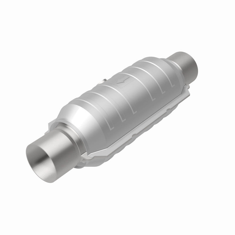 Magnaflow 51356 MagnaFlow Conv Univ 2.5in Inlet/Outlet Center/Center Round 11in Body L x 5.125in W x 15in Overall L