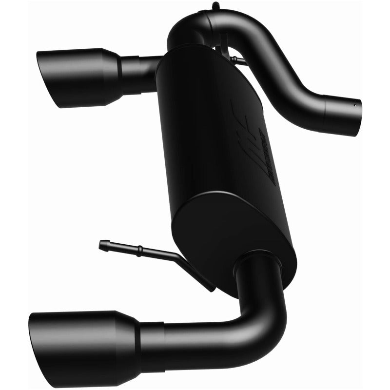 Magnaflow 19555 MagnaFlow 2021 Ford Bronco 2.3L I-4 Axle-Back Exhaust w/ Dual Split Rear Style Exit- Black Tips