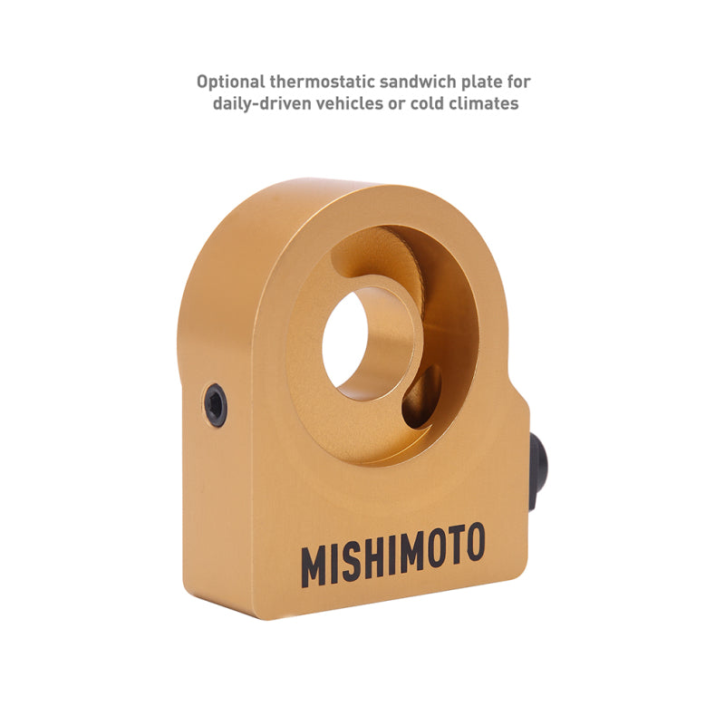 Mishimoto MMOC-BRZ-22TSL 22+ Subaru BRZ/Toyota GR86 Oil Cooler Kit Thermostatic - Silver