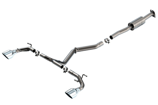 Borla 140910 22-23 Subaru BRZ/Toyota GR86 2.4L RWD AT/MT ATAK Catback Exhaust - Polished Tips
