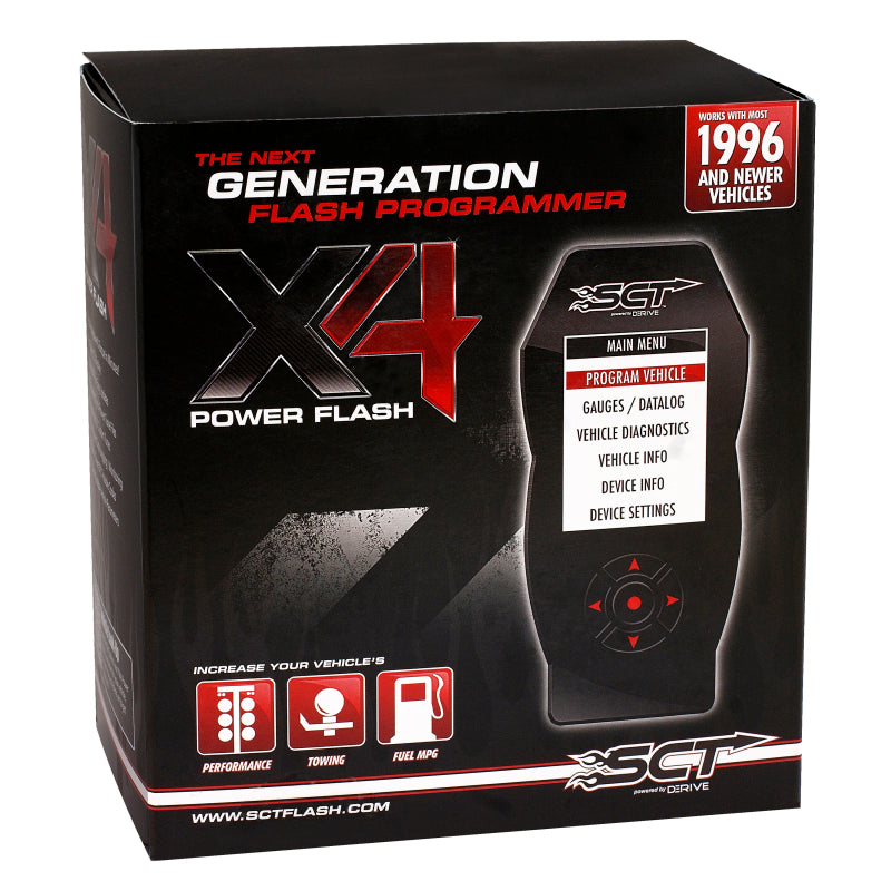 SCT Performance 7015PEO SCT Ford Cars & Trucks (Gas & Diesel) X4 Power Flash Programmer EO Certified