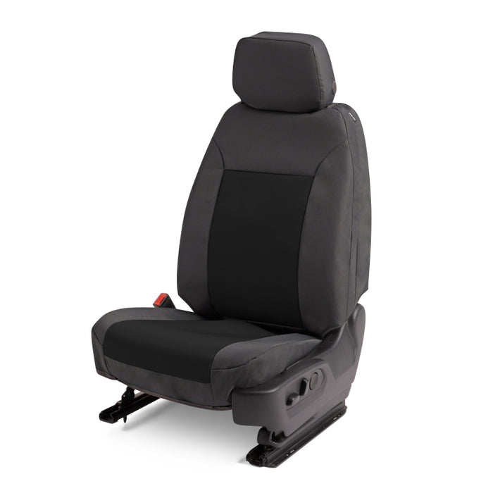 Covercraft GTC4139ENCB 19-24 Chevrolet Silverado Endura PrecisionFitSecond Row Seat Covers - Charcoal/Blk