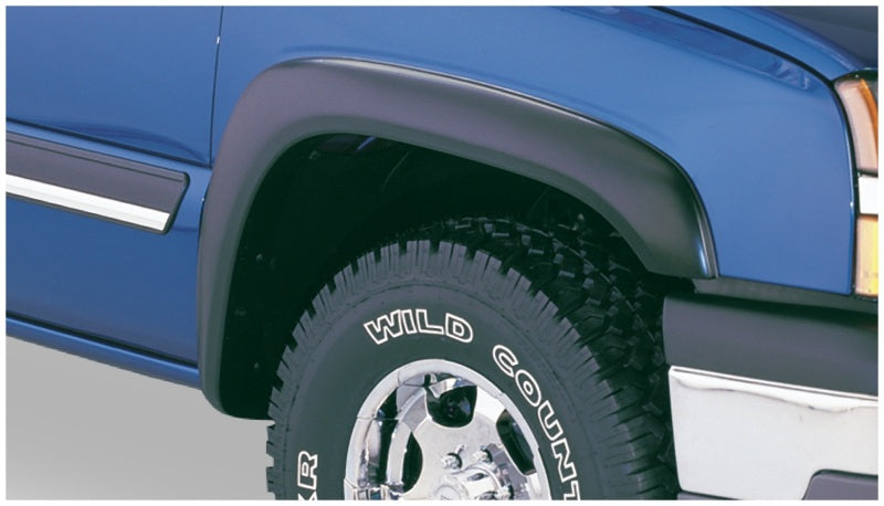 Bushwacker 40055-02 07-07 Chevy Silverado 1500 Classic Fleetside Extend-A-Fender Style Flares 2pc - Black
